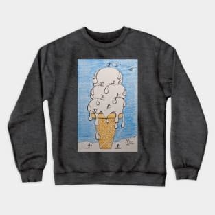 Mammoth ice cream cone ski resort Crewneck Sweatshirt